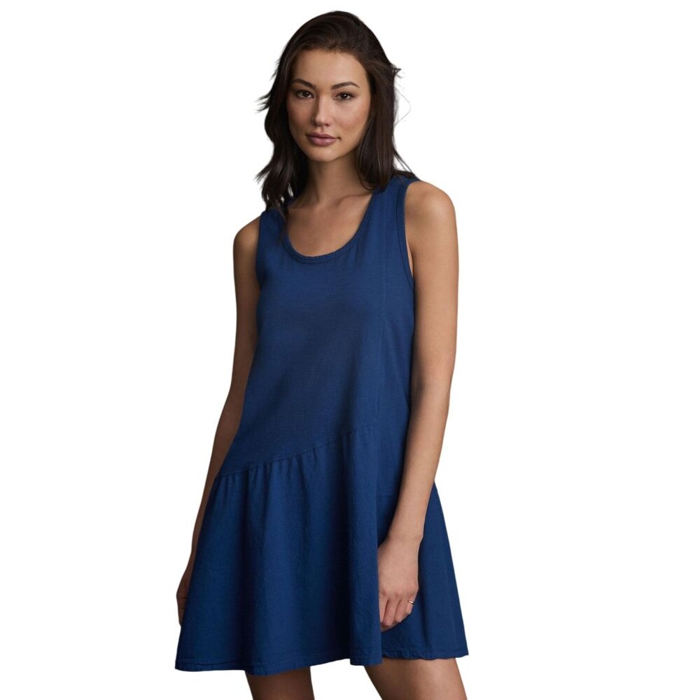 Anthropologie Sleeveless Mini Dress in Deep Blue